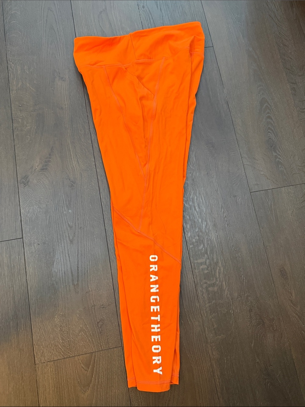 Orangetheory Bright Orange Logo Leggings